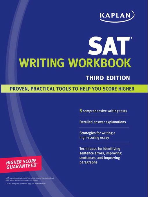 Title details for Kaplan SAT Writing Workbook by Kaplan - Available
